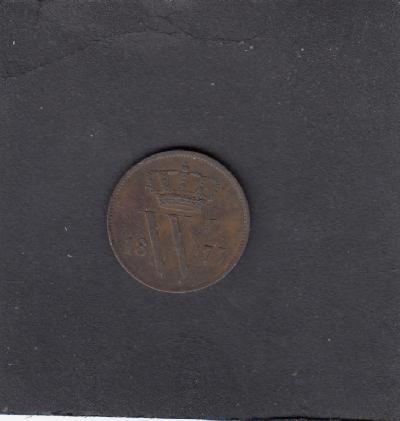 Beschrijving: 1 Cent WILLEM III  